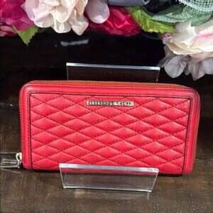 Rebecca Minkoff Red Quilted Accordion Wallet (EUC)
